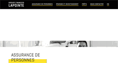 Desktop Screenshot of groupefinancierlapointe.com